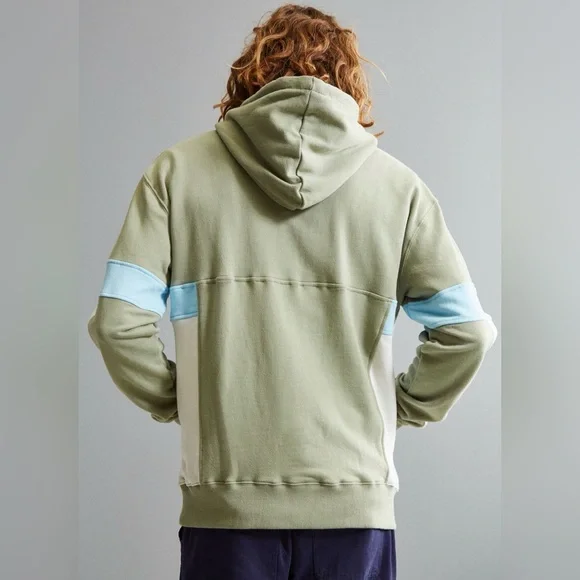 Barney Cools SOLD OUT Sports Hoodie Sweatshirt Size M Colorblock Cotton - Picture 2 of 4